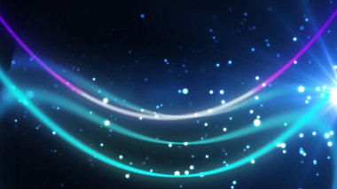 Işık patlamaları ve parçacıklar merkezde parlayan sihirli galaksi çizgileriyle hareket ederler. Hareketli yıldız doğumunda süper nova karanlık büyülü fantezi 3D portal bg gibi. Ödül töreni lüks eğri güzel bg.