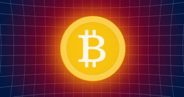 Bitcoin kripto para birimi teknolojisi engelleme zinciri geliştirme geçmişi 4K. Arkaplanda lüks refah ve finans sektöründe başarı görülüyor. Zenginlik ve bankacılık kavramı. Ekonomi Madencilik Klibi.