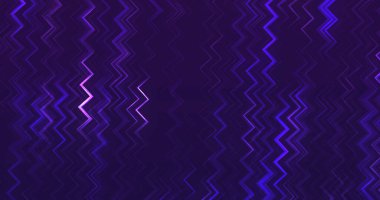 Neon yağmur üçgeni şekilli dalgalı bg. Parlak, parlak, zarif, renkli geometrik dijital alev topu düşüyor. Yükselen ateş külleri hareket konsepti. Gece kulübü disko sahnesi DJ VJ döngüsü. Parti zemin ışığı.