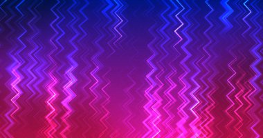 Neon yağmur üçgeni şekilli dalgalı bg. Parlak, parlak, zarif, renkli geometrik dijital alev topu düşüyor. Yükselen ateş külleri hareket konsepti. Gece kulübü disko sahnesi DJ VJ döngüsü. Parti zemin ışığı.