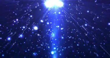 Tanrı düşen parçacıkları ışınlıyor hareket eden güneş ışığı lensleri 3D bg 4K sihirli fantaziyi ateşliyor. Eski model parlayan varlık fx 'i. Cennete giriş, cennet kapıları açılma etkisi. Sualtı kabarcıkları hareket eden şarjör.