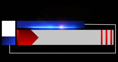 TV canlı haber programı inter düşük üçüncü bilgi animasyonunu kesti. Haber odasının raporu FX 'i düzenliyor. Özel ileti için boş alanı olan başlık geçişi. Şirket için yayın şablonunu göster.