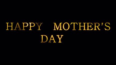 Anneler Günü 'nüz kutlu olsun. Siyah 4K ile kaplanmış. Seni seviyorum anne, duygusal olarak mutlu bir kutlama. Yıldönümü kucaklaşmaları, dilekler göndermeler, mesajlar. Sosyal medya ve duvar kağıdı pankartı.