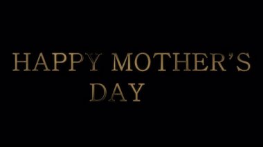 Anneler Günü 'nüz kutlu olsun. Siyah 4K ile kaplanmış. Seni seviyorum anne, duygusal olarak mutlu bir kutlama. Yıldönümü kucaklaşmaları, dilekler göndermeler, mesajlar. Sosyal medya ve duvar kağıdı pankartı.