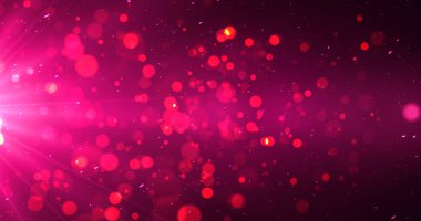 İnce toz zerreleriyle hareket eden ışıldayan parçacıklar ışık patlamaları ödüllü bg. Başarı kutlamalarının rüya gibi atmosferi. Noel zarifliği, toz titremesi, ekran bokeh ödül fonksiyonu bg.
