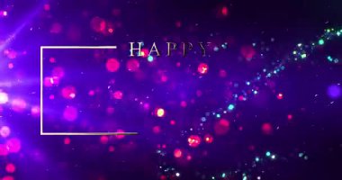 Altın renkli partiküller mutlu babalar günü kartı bg. 4K 'da parıldıyor. Peri tozu altın harfleri ve kalplerle çizilmiş el yazısını ortaya çıkarıyor. Hediye kutusu tatillerde indirim teklifini destekliyor. Poster pankartı.