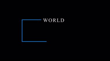 Dünya Okyanus Günü tipografik altın metalik bitiş metni animasyonu 4K 'yı kaplıyor. Okyanusları ve su kavramını kurtarmak, temiz toprak. 8 Haziran 'da Aqua Koruma Alanı. Küresel sürdürülebilirlik kampanyası reklamı.