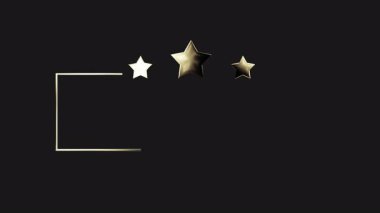 Haziran Özgürlük Günü, altın animasyon 4K. Poster, sosyal medya hikayeleri, reklamlar için varlıkları üst üste koy. Federal Özgürlük Günü 'nü kutluyoruz. 19 Haziran Özgürlük Günü. Siyahi haklar, geçmiş olay klibi