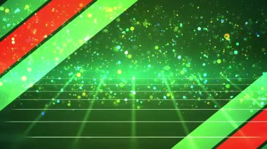 Parçacıklar gibi görkemli, büyülü fantezi çizgi çizgileri ızgara teknolojisi bg 4K. Kozmos video temalı şenlik kartları için ideal zemin. Işıltılı kutlama tozu Işıldayan parti bokeh fx örtüsü.
