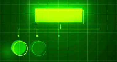 Metin bg için boş alan ile parlayan bilgi hologramı. İş hiyerarşisi çizelgeleri. Çalışma akışı algoritması görüntüsü. Organizasyonlar için çalışan yönetim şeması. Rol ataması.