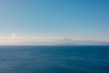 General view of Cabo Negro in Morocco from Monte Hacho in Ceuta, Spain. High quality photo