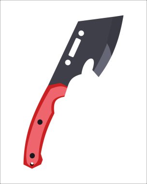 Beyaz arka planda izole edilmiş Balta Marangozluk El Malzemeleri Vektörü. Vektör çizimi izole edildi.