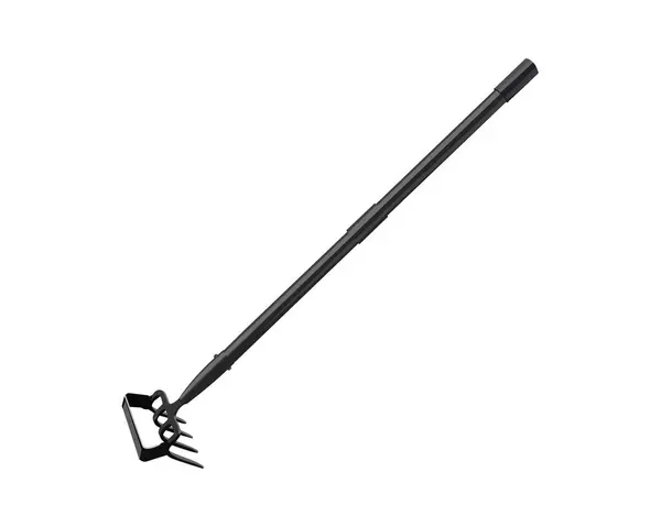 Çapa ve Pitchfork Bahçe Malzemeleri Vektörü beyaz arka planda izole edildi. Vektör çizimi izole edildi.