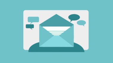 Posta iletisi 2d canlandırması