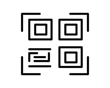 Tarama ve izleme ürünleri için gerekli olan bir barkod veya QR kodu tasviri.