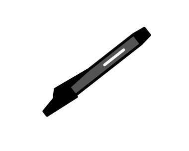 Bir kalem imlecinin tasviri, vurgulamayı, çizmeyi veya yaratıcı çizim faaliyetlerini sembolize eder