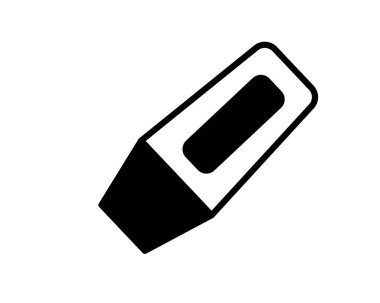 Bir kalem imlecinin tasviri, vurgulamayı, çizmeyi veya yaratıcı çizim faaliyetlerini sembolize eder