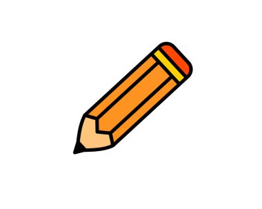 Bir kalem imlecinin tasviri, vurgulamayı, çizmeyi veya yaratıcı çizim faaliyetlerini sembolize eder