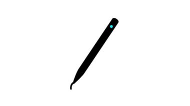 Bir kalem imlecinin canlandırılması, vurgulamayı, çizmeyi veya yaratıcı çizim faaliyetlerini sembolize eder