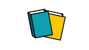 İstiflenmiş kitapların animasyonu bilgi, eğitim ve öğrenme kaynaklarını sembolize ediyor