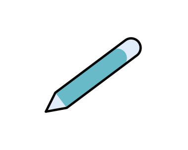 Bir kalem imlecinin tasviri, vurgulamayı, çizmeyi veya yaratıcı çizim faaliyetlerini sembolize eder