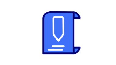 Not için kalem, not, kitap, defter, kağıt ya da not yazma canlandırması