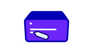 Not için kalem, not, kitap, defter, kağıt ya da not yazma canlandırması