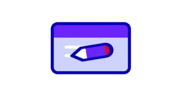 Not için kalem, not, kitap, defter, kağıt ya da not yazma canlandırması