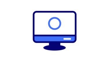 Görüntü görüntülemek için Monitor, PC, Laptop, Bilgisayar canlandırması çevriliyor