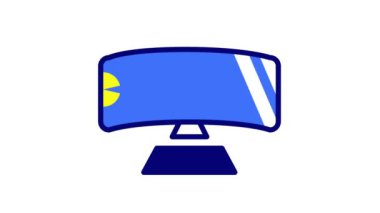 Görüntü görüntülemek için Monitor, PC, Laptop, Bilgisayar canlandırması çevriliyor