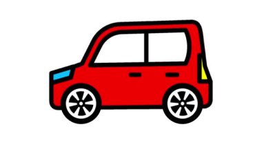 Ulaşım ihtiyaçları için ideal araç animasyonu, konfor, güvenlik ve verimlilik gösterimi. Modern seyahat için mükemmel.