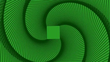 Hipnotik yeşil spiral desen yaratıcı ve sanatsal dijital medya projeleri için mükemmel bir zemin oluşturur..