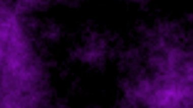 Gizemli bir mor kozmik duman karanlıkta kıvrılır, uzayda, enerjide ve bilinmeyen evrenin sınırında bir his uyandırır..