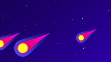 Derin uzayın zengin mor renklerinde, uzak evrenin sessiz ve sakin boşluğunu sembolize eden boş bir alanı..