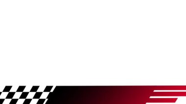 Gümüş ve beyazdaki solgunluk eğilimi, temiz motor sporu geçişleri için mükemmel olan kareli yarış şeridiyle sona eriyor.