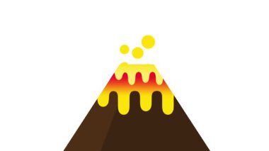 Altın lav yavaşça karanlık bir volkandan süzülerek güneş ışığı altında parlayan nehirler oluşturur. Bu da daha yavaş ve pasif bir patlama evresi olduğunu gösterir.