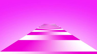 Pembe parlak fütüristik bir iz dijital olarak geliştirilmiş, görsel olarak daldırılmış bir arazide yüksek hızlı bir iletişim yolu olduğunu gösteriyor.