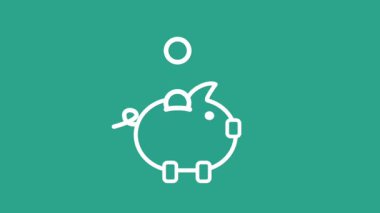 Bir domuz kumbarası, gelecek kullanım, mali planlama, tasarruf ve güvenlik için birikmiş para birikimini, yedek bozukluk veya bütçe toplayarak sembolize eder.