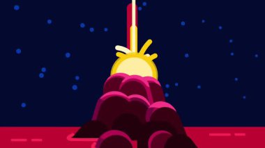 Gece gökyüzüne parlak lav püskürten bir volkan doğanın gücünü, jeolojik aktivitesini ve Dünya kuvvetlerinin ham enerjisini simgeliyor.