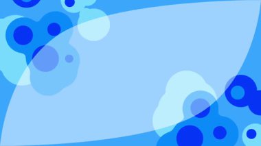 Yumuşak, şeffaf mavi kabarcıklar yumuşak bir gradyan arkaplan üzerinde yüzer, oyuncu ve rahatlatıcı bir soyut tasarım yaratır