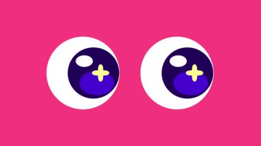 Parlak bir tasarıma sahip iki canlı göz, merakı, eğlenceyi, yaratıcılığı ve dünyaya yaratıcı bir bakış açısını sembolize ediyor.