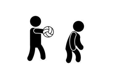 İki takım arkadaşı, maçlarda takım çalışmalarını güçlendirmek için birlikte geçiş, güven, koordinasyon ve iletişim pratiği yapıyor.