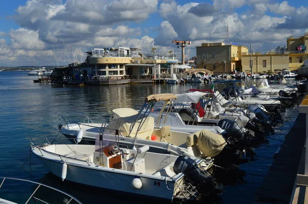 Панорама Порта Галлиполи Рестораном Море — стоковое фото