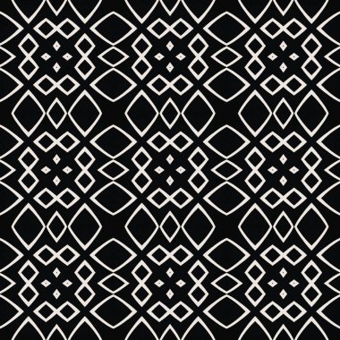 Soyut geometrik şekilli kusursuz desen