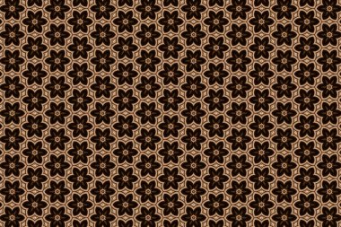 Geometrik şekilli kusursuz desen vektör çizimi