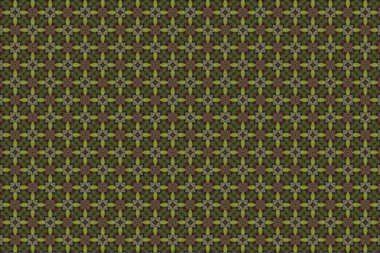 Geometrik şekilli kusursuz desen, vektör illüstrasyonu