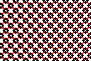 seamless pattern with black and white geometric elements