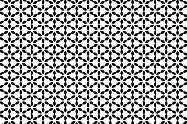 kesintisiz tek renkli geometrik desen tasarım