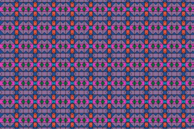 Tekrarlanan şekillerle soyut yaratıcı arkaplan