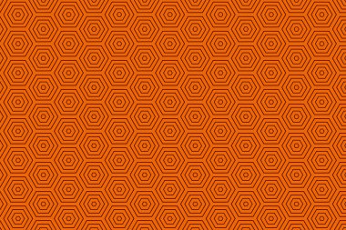 Turuncu arka plan, şeritli geometrik seamless modeli dokulu